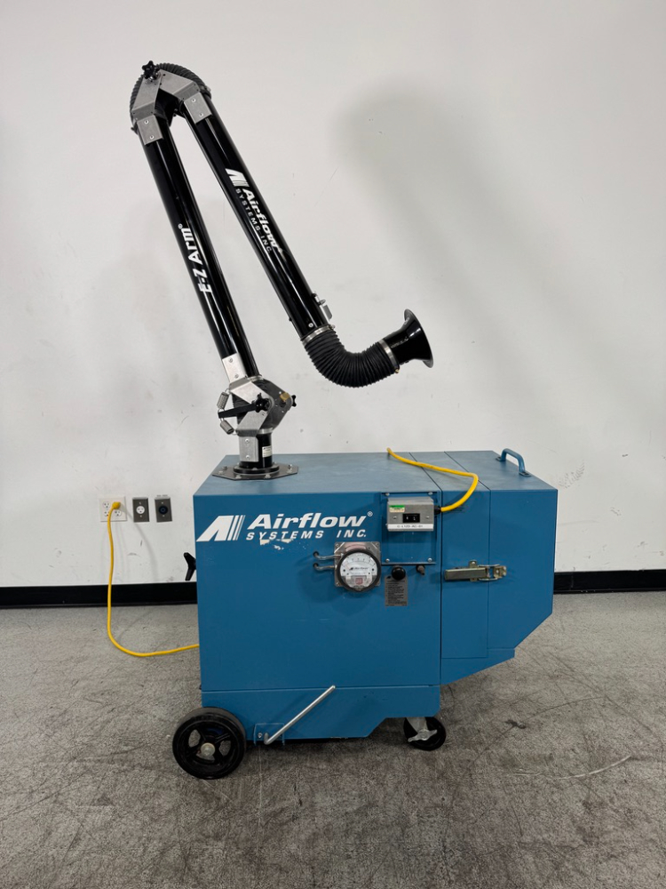 Image of AirFlow Systems Portable Single-Arm Fume Extractor for Soldering & Lab Use